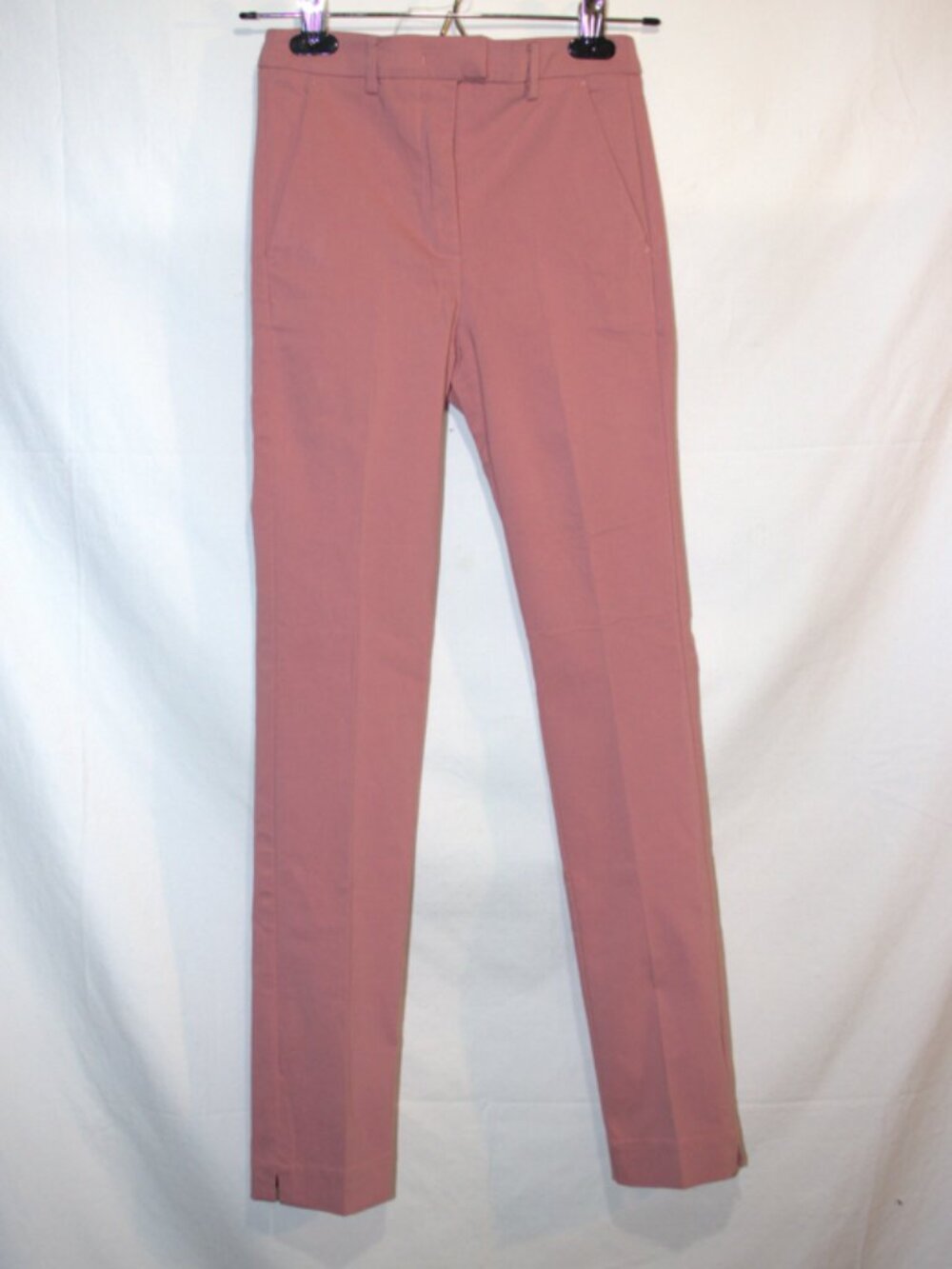 MNG Mango Rose Pink Stretch Slim Pants